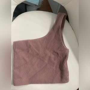 Babaton one shoulder top